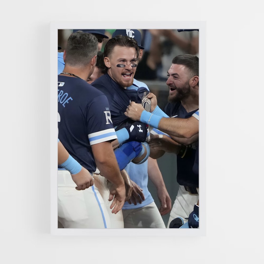Poster Celebration Sur Le Diamant – affiche Baseball (vue 3)